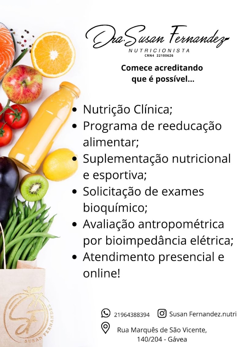 Nutricionista | Dra. Susan Fernàndez
