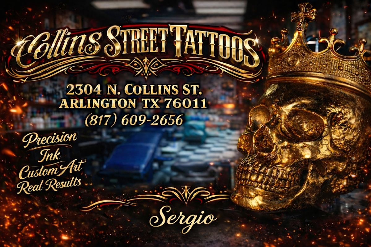 Collins Street Tattoo tattoo parlor in Arlington, TX