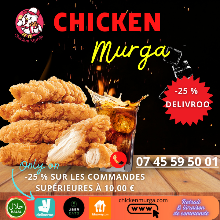 Chicken Murga/fast food halal à Nice/spécialisés dans les plats de poulet frit/restaurant/chicken chicken/cheese naan/Burger photo 4