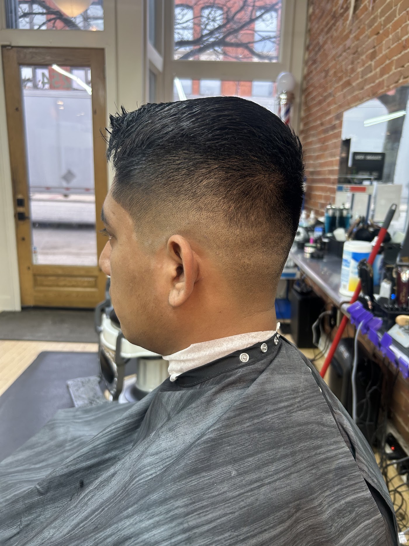Dapper Danny’s Barbershop interior
