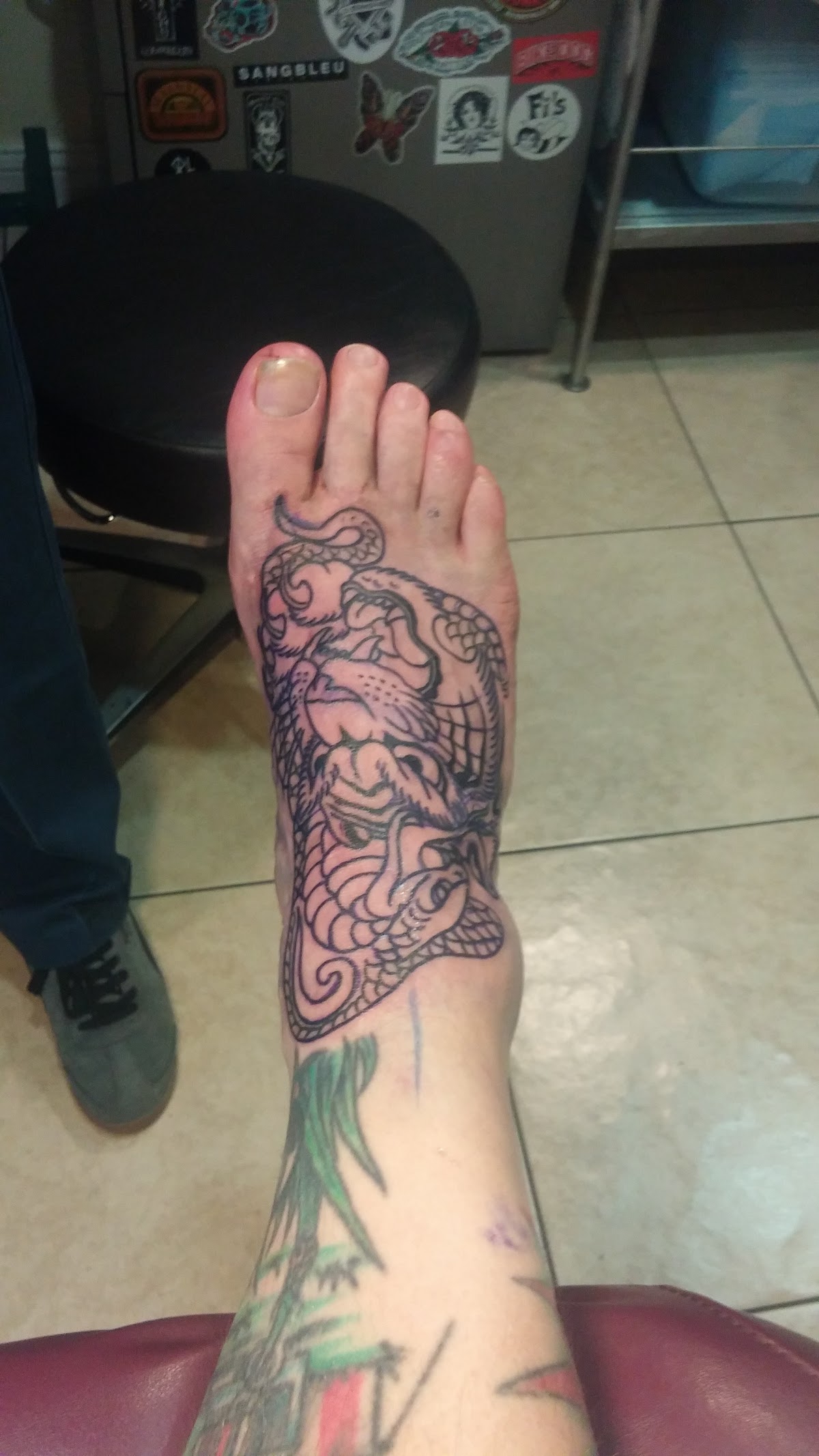 Sacred Tiger tattoo work — photo 3