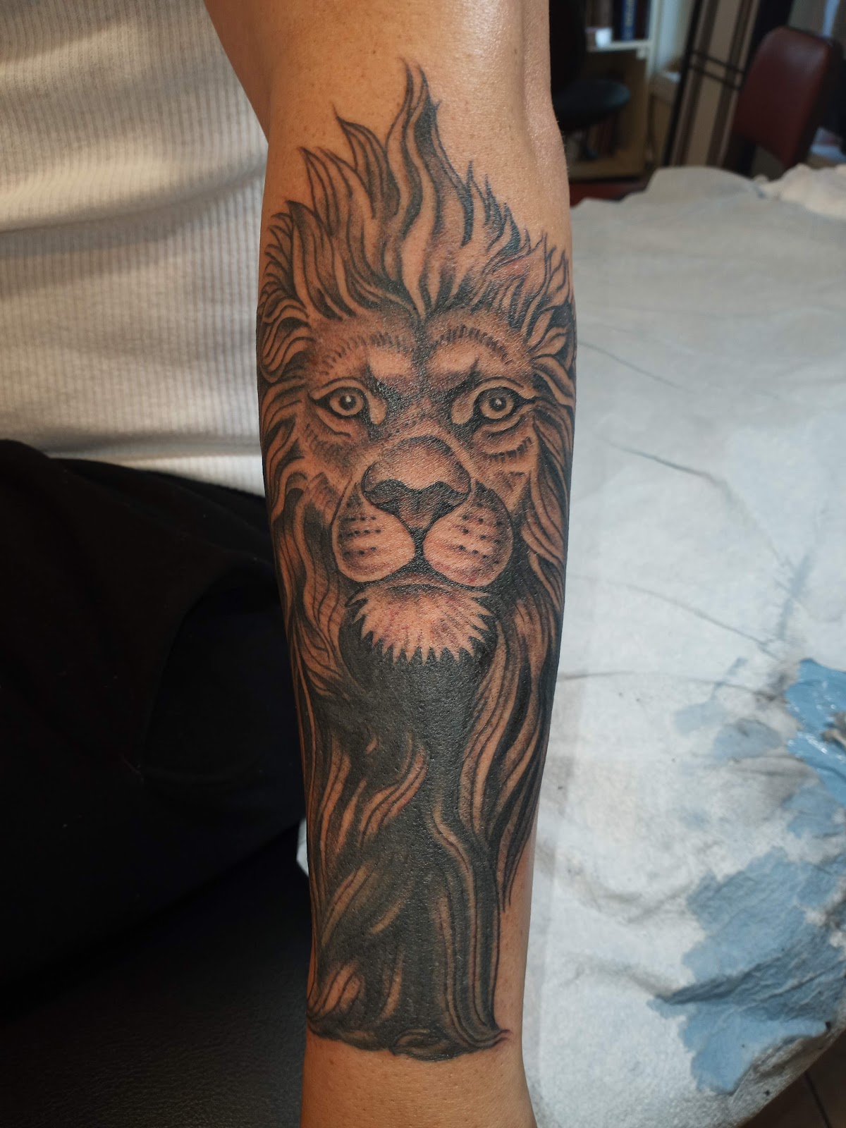 Sacred Tiger tattoo work — photo 2