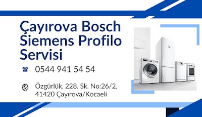 Çayırova Bosch Siemens Profilo Servisi - Beyaz Eşya Servisi