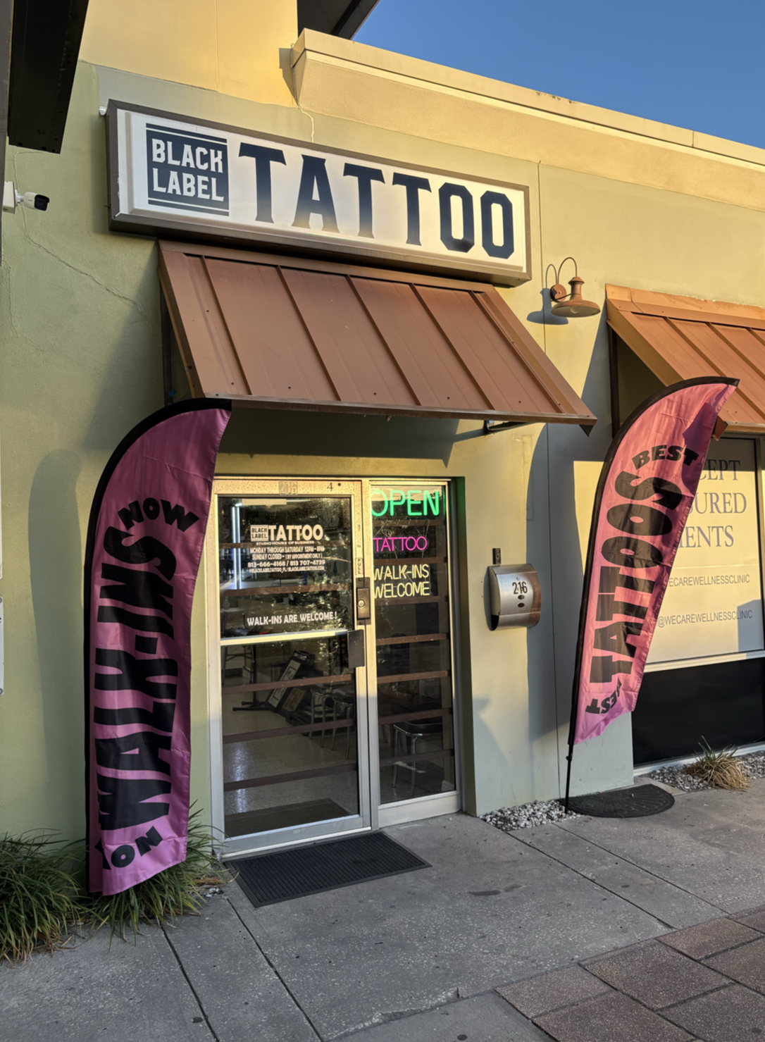 Black Label Tattoo — tattoo studio near Brandon