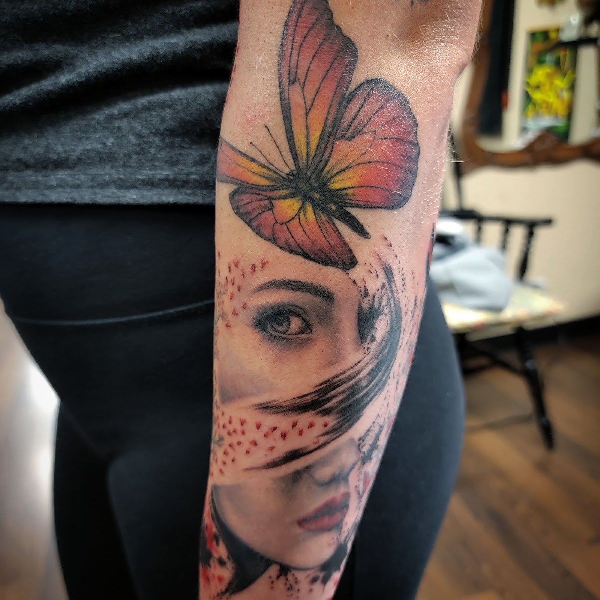 Two Faced Tattoo tattoo work — photo 2