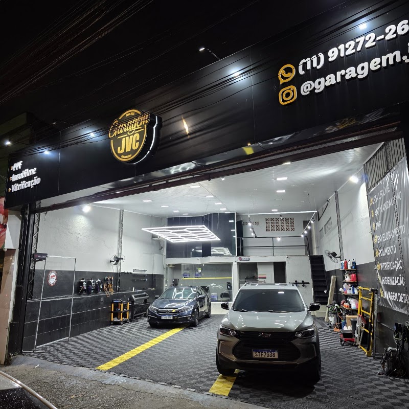 Garagem JVC - Estética Automotiva - Insulfilm - PPF - Envelopamento e Som