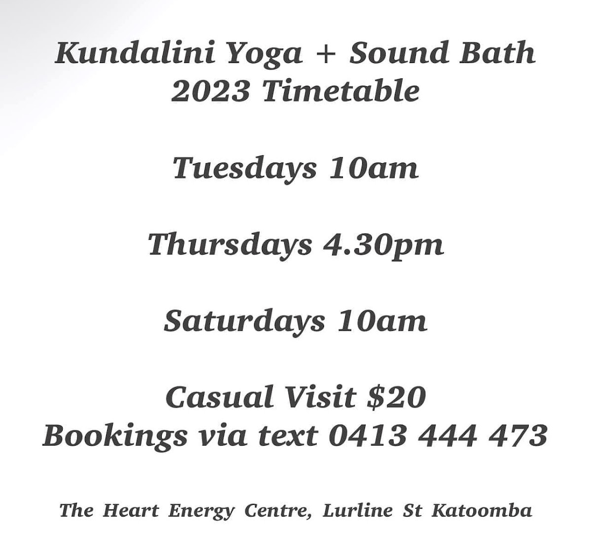 The Heart Energy Centre / Kundalini Yoga Blue Mountains — 4