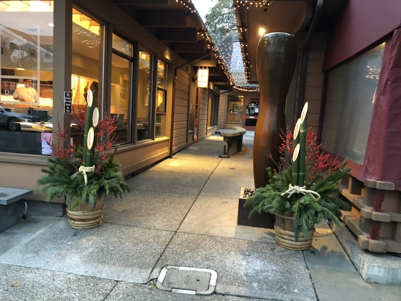 Heated outdoor seating area