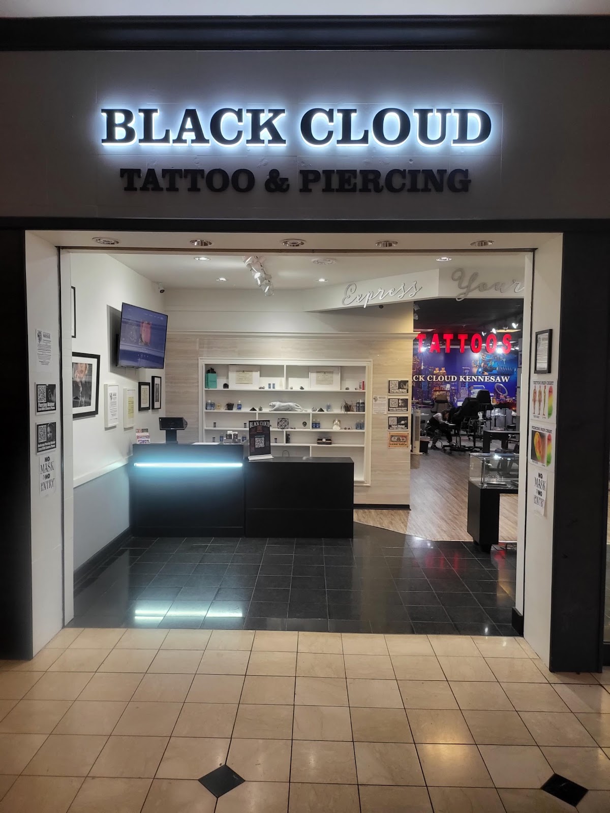 Black Cloud Tattoo and Piercing tattoo work — photo 2