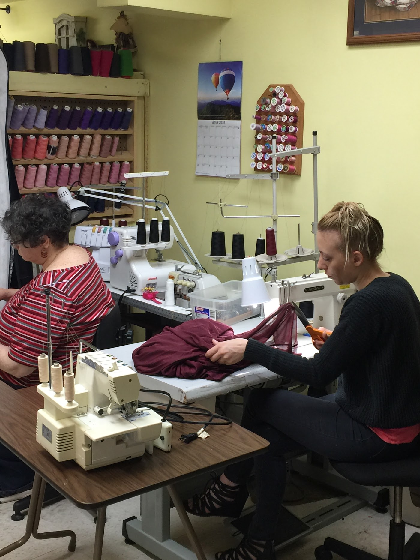 Teresas Tailoring workspace