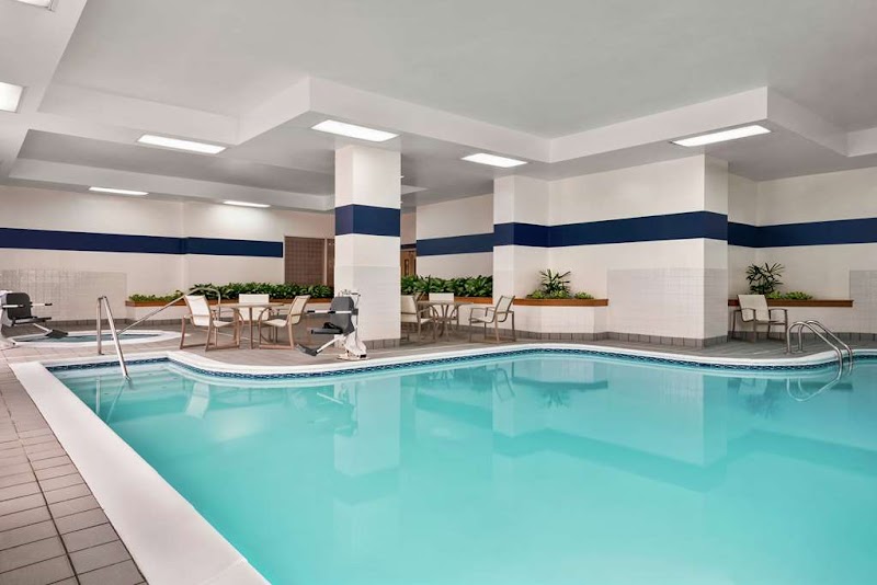 Indoor pool and fitness center