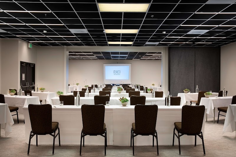 Gym and event space within the property