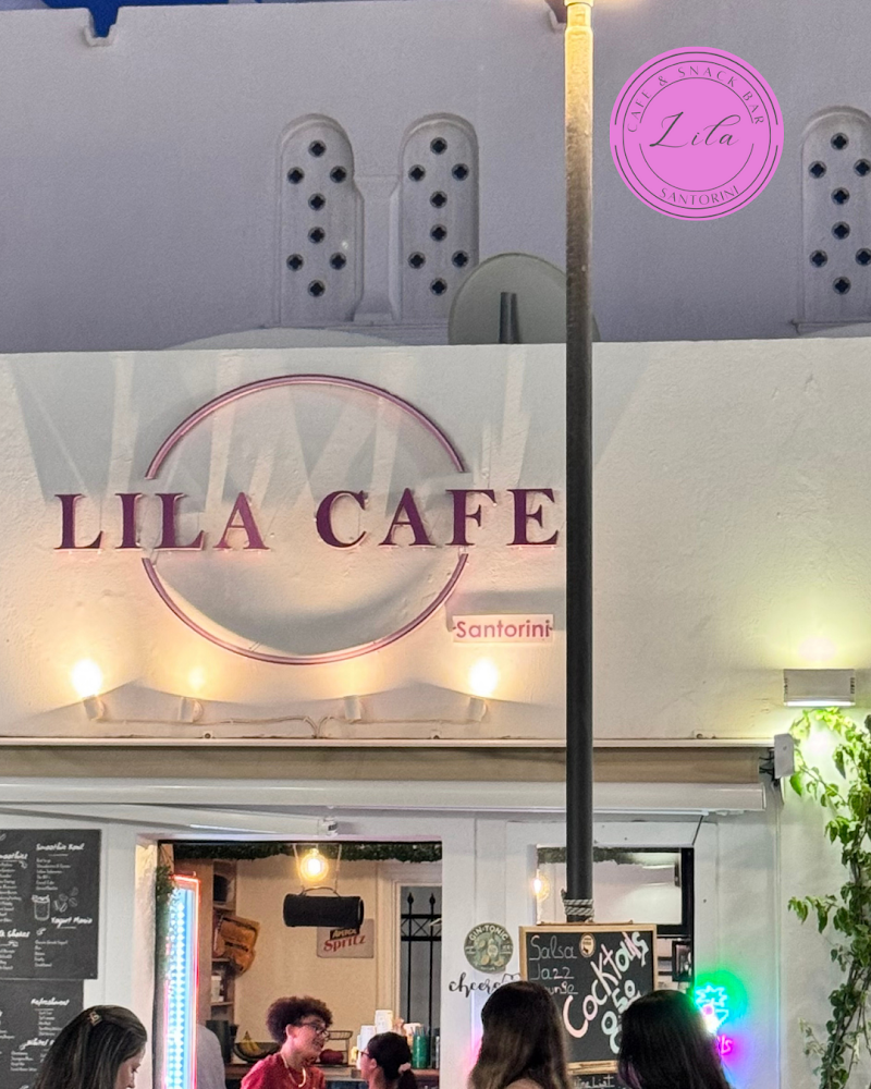 Lila Cafe • Santorini
