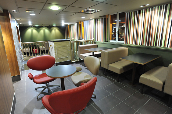 McDonald's, vue extérieure