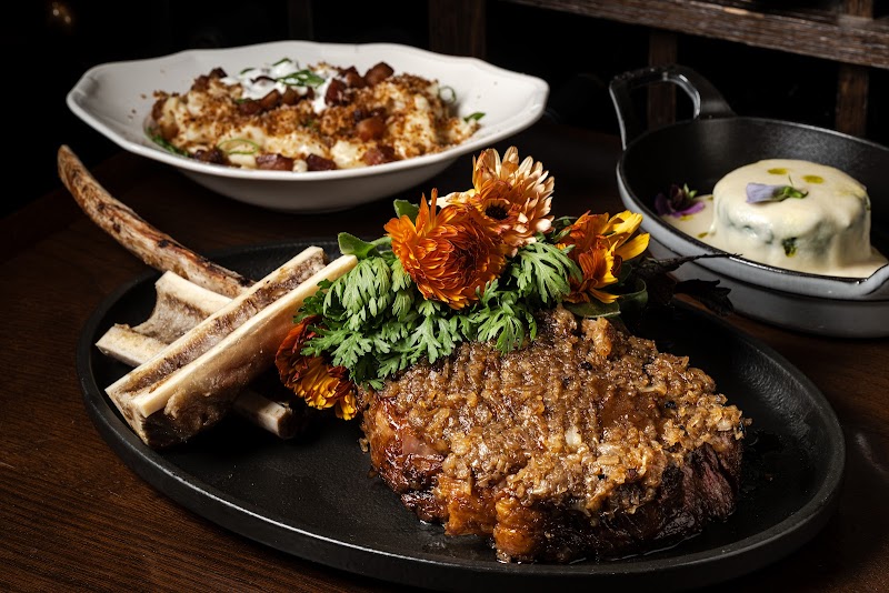 Dry-aged beef and local produce