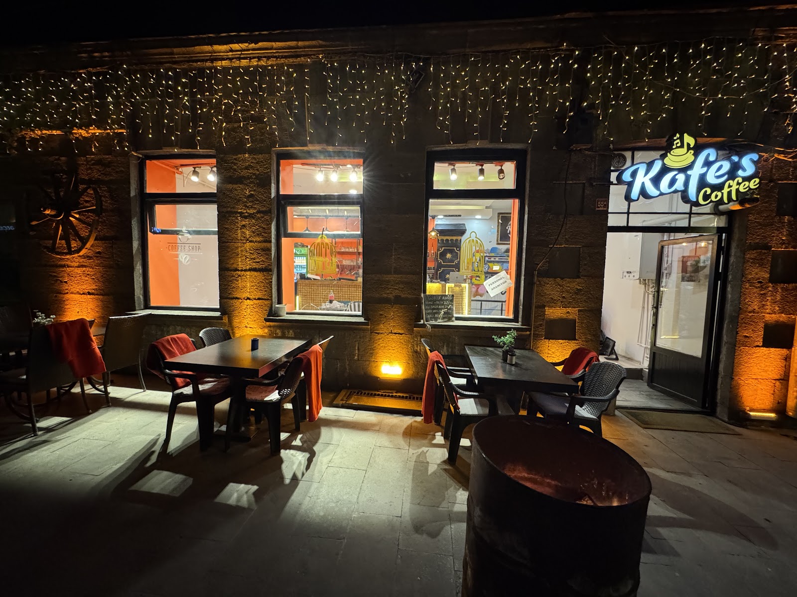 Kafe's live Coffee mekanı