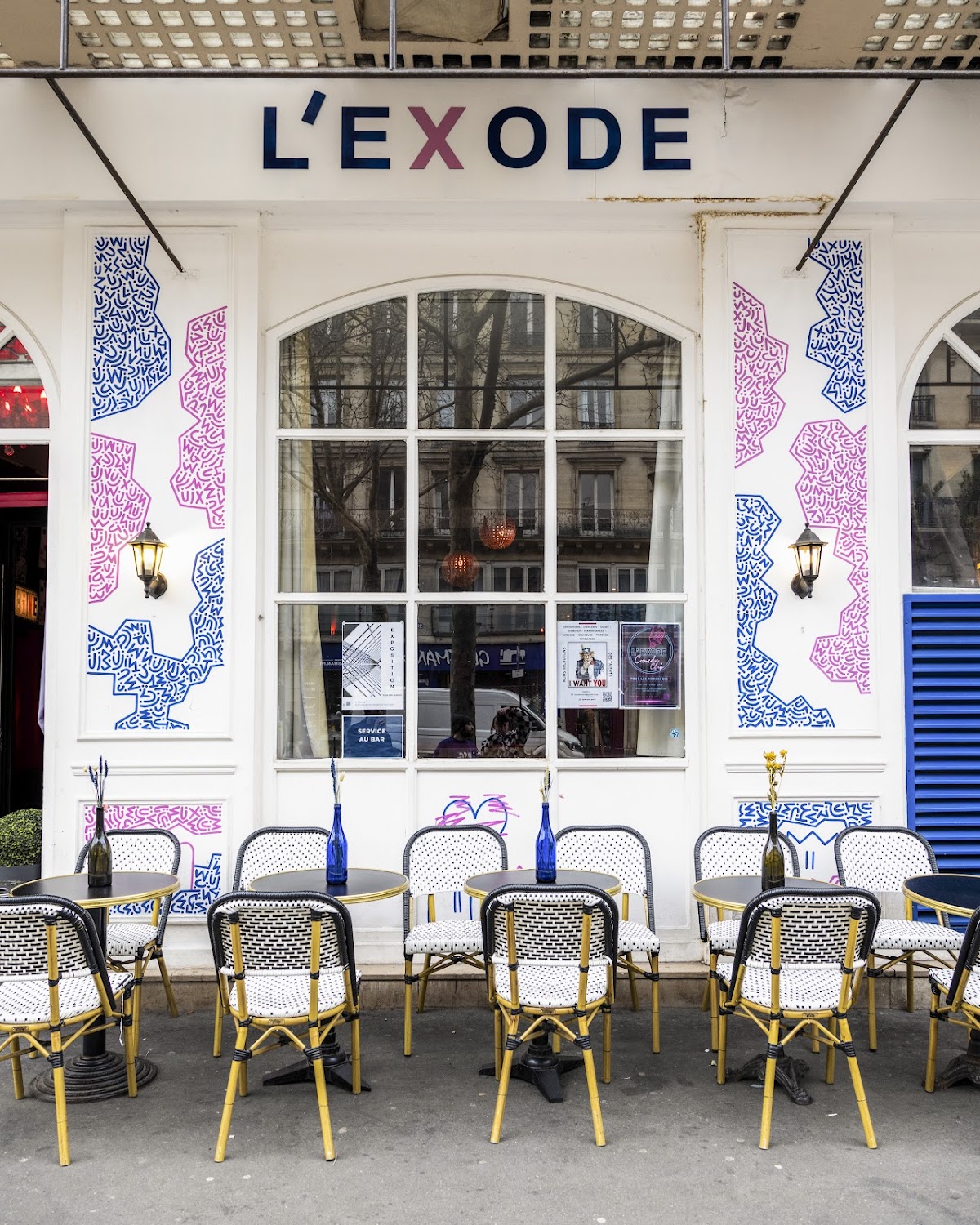 L'Exode, vue extérieure