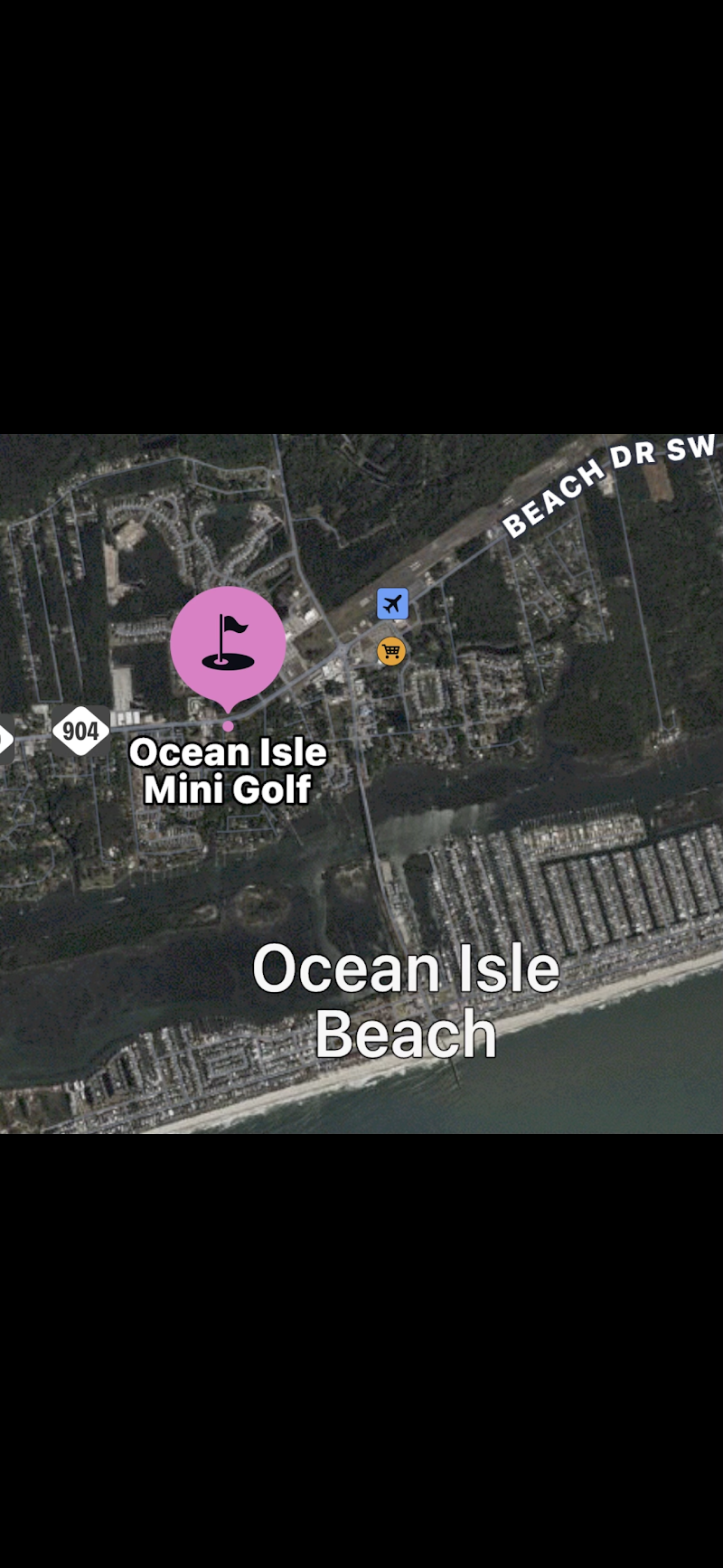 Ocean Isle Mini Golf banner