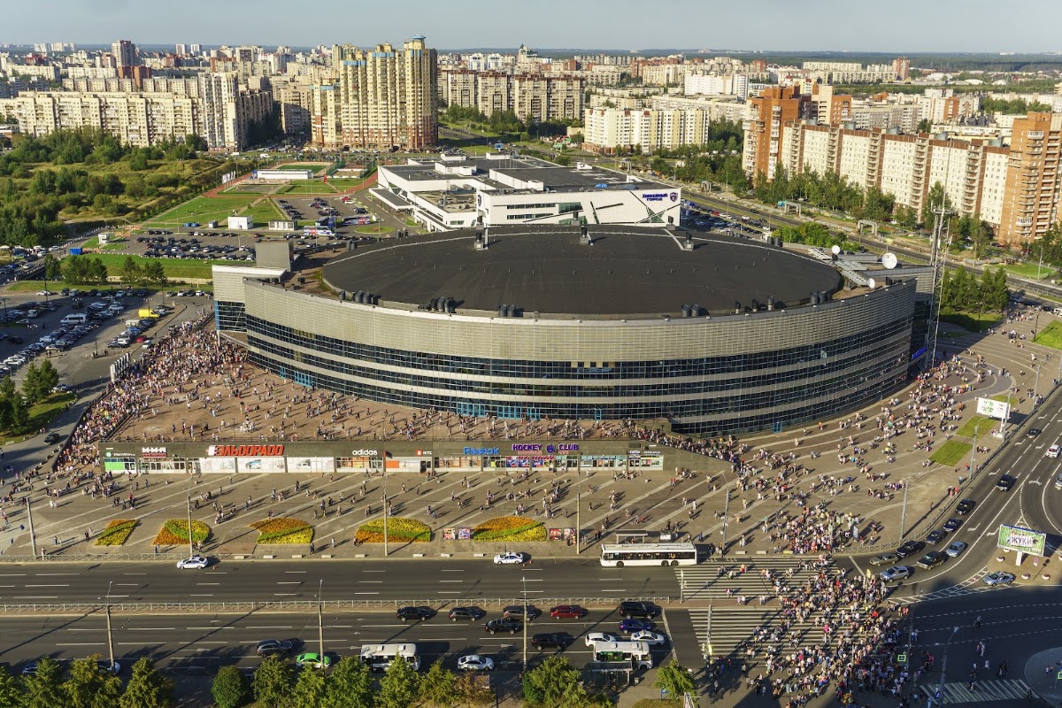 Ice Palace / Ledovy Dvorets SPb (Ледовый Дворец) exterior — Saint Petersburg, Russia