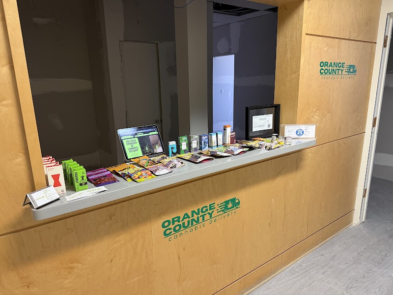 Video tour of Orange County Cannabis Delivery retail environment