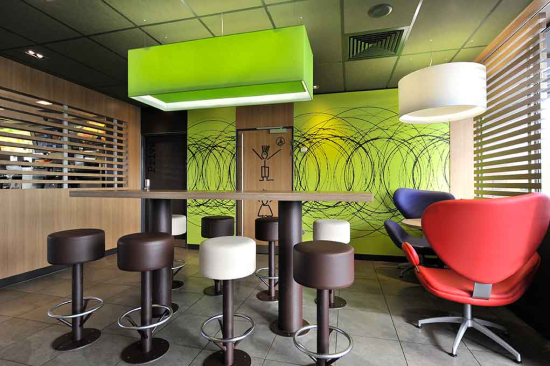 McDonald's, vue extérieure