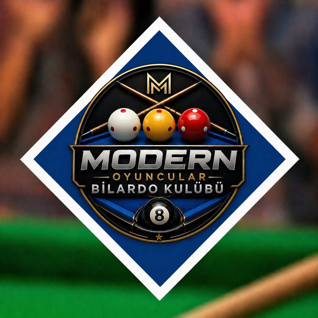 Modern oyuncular bilardo kulübü mekanı