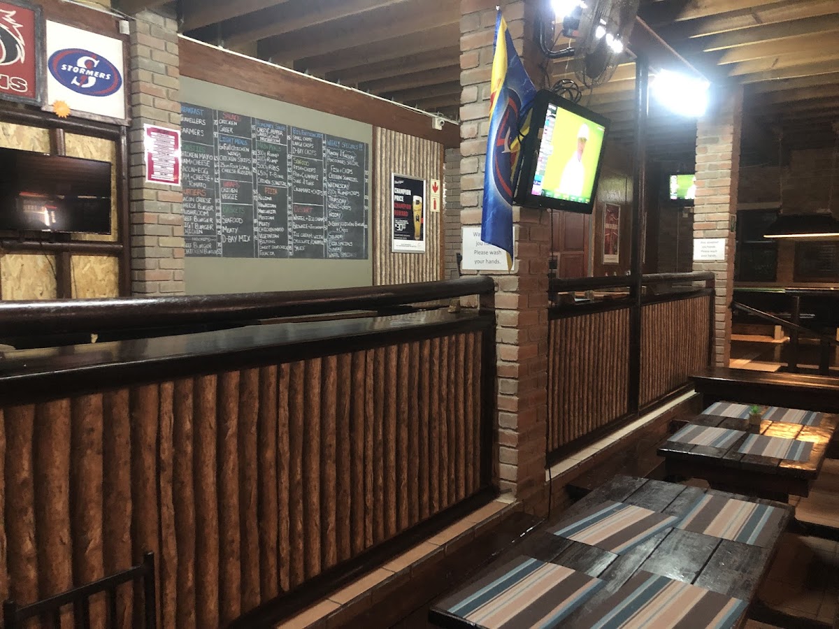 Travellers at Dbay restaurant in Mossel Bay, Garden Route