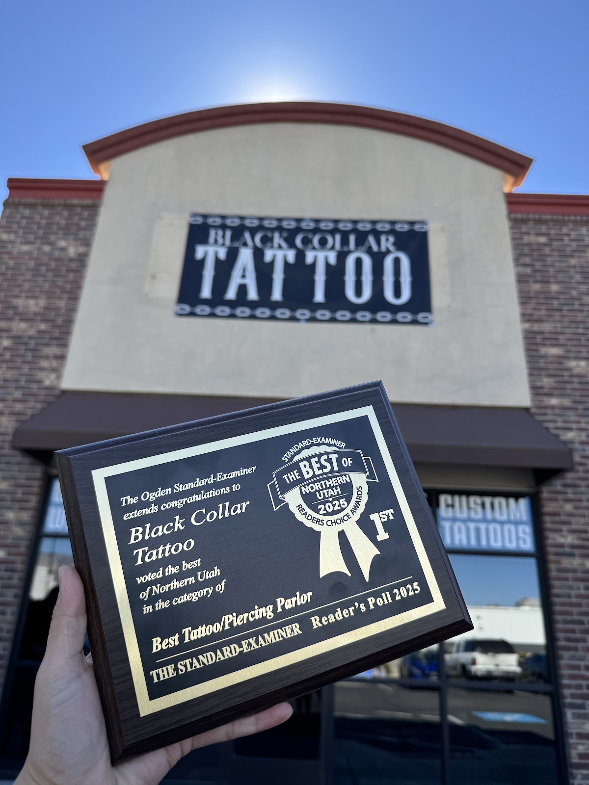 Black Collar Tattoo - Ogden Utah tattoo work — photo 2