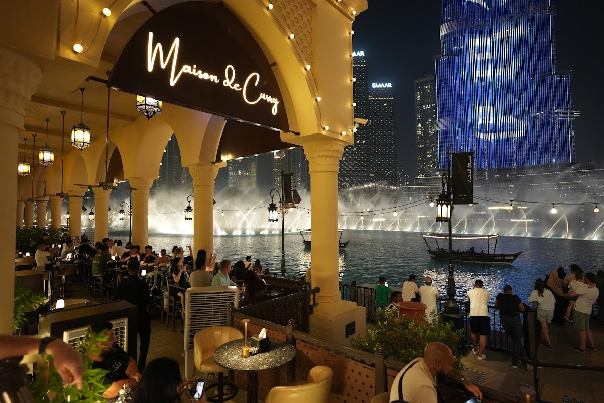 Maison De Curry | Restaurant with the best views of Burj Khalifa & Dubai Fountains in dubai