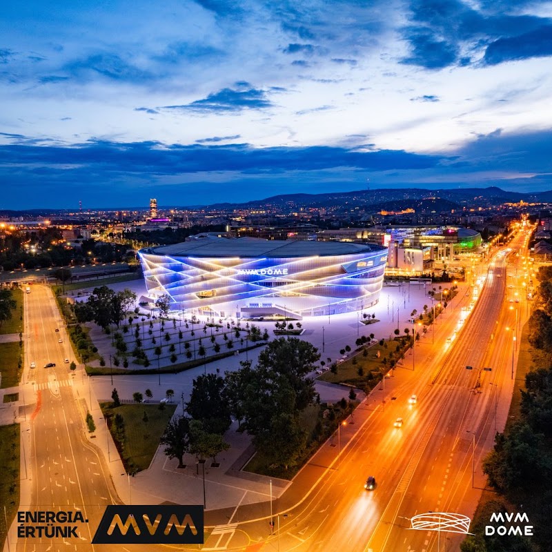 MVM Dome (Papp László Budapest Sportaréna) exterior — Budapest 1143, Hungary