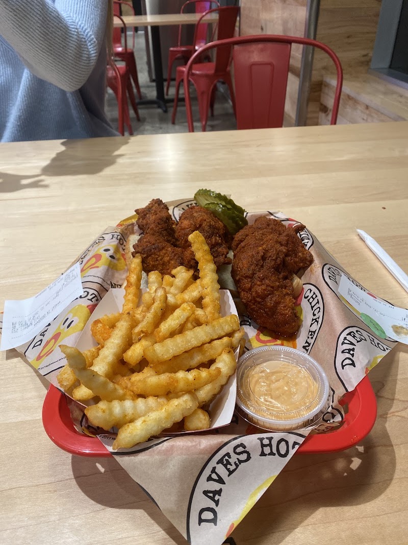 Dave's Hot Chicken restaurant interior in San Jose