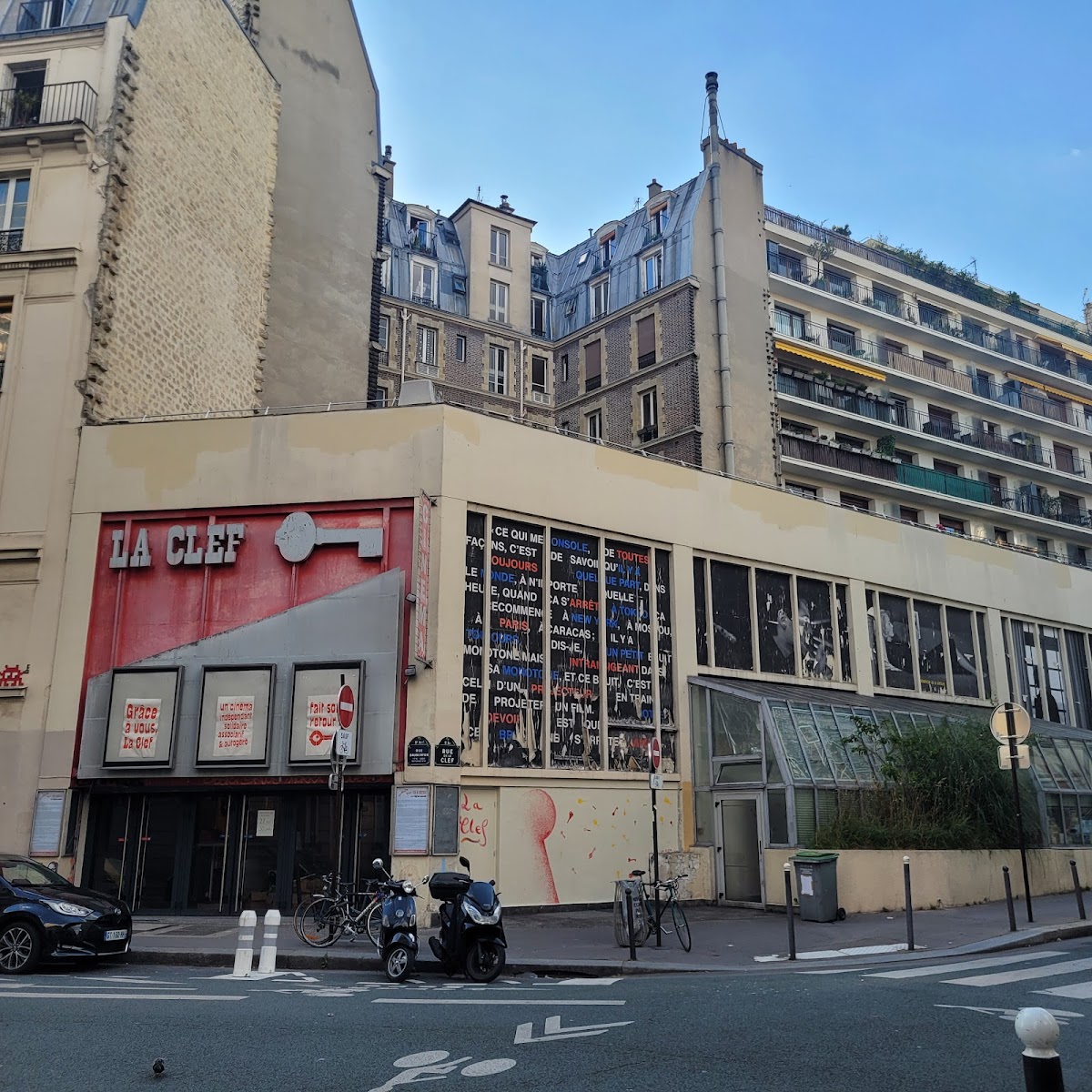 Cinéma La Clef, vue extérieure