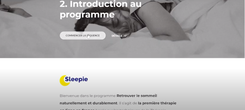 Sleepie, spécialiste du sommeil