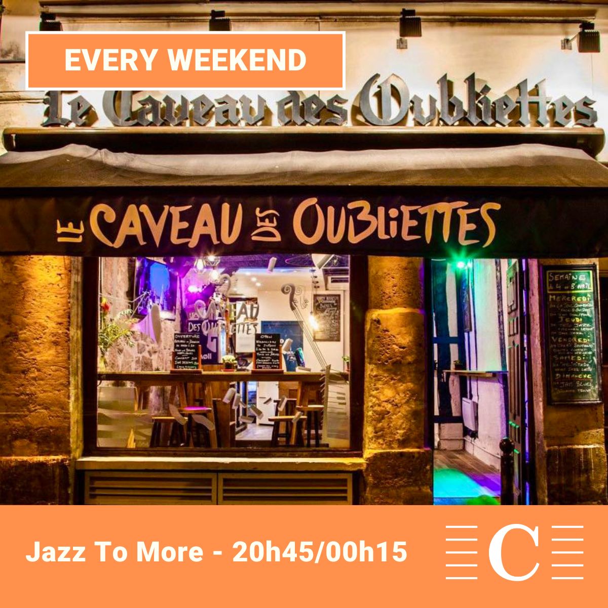 Le Caveau des Oubliettes, vue extérieure