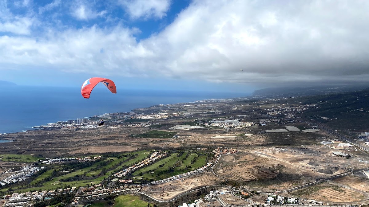Paragliding over Maspalomas