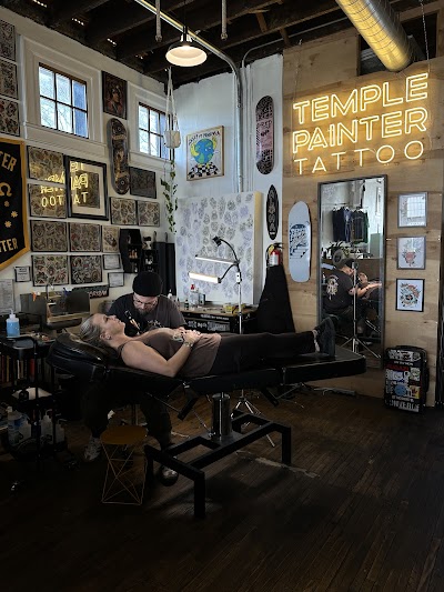 Temple Painter Tattoo