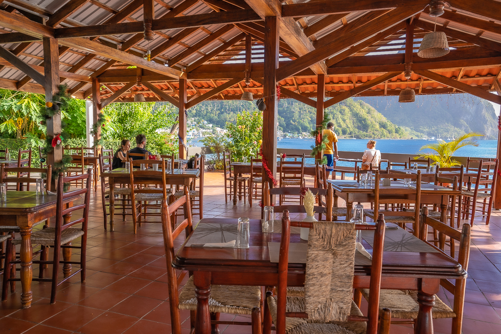 Seashell Beach Restaurant in st-lucia