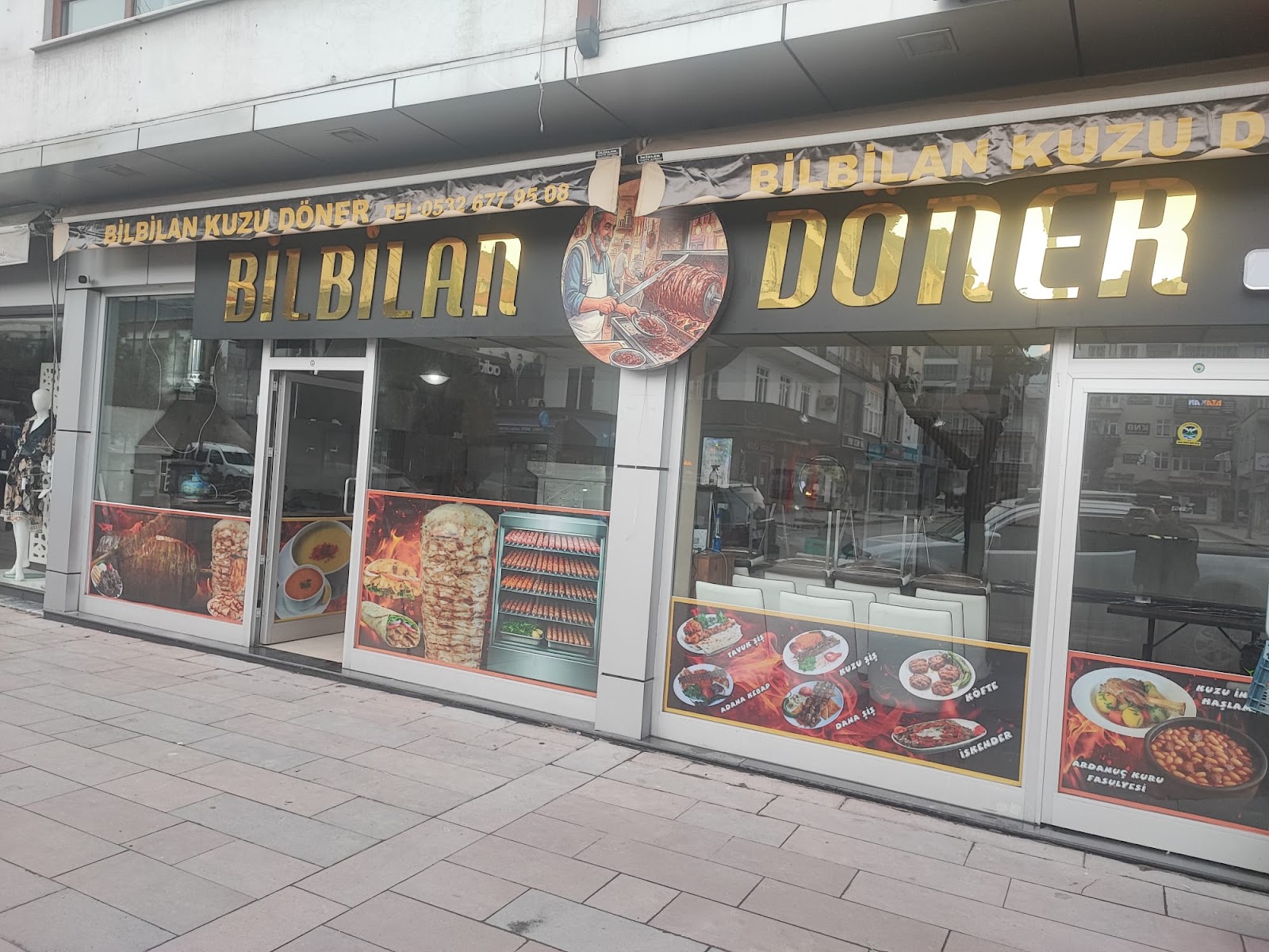 BİLBİLAN KUZU DÖNER SADECE ARHAVİ'DEYİZ BASKA SUBEMİZ YOKTUR mekanı