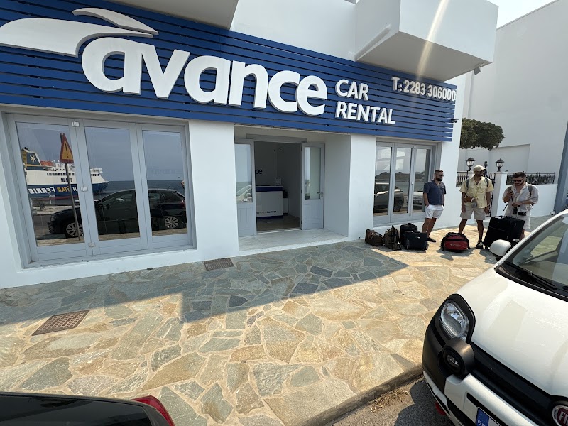 Avance Rent a Car Tinos port