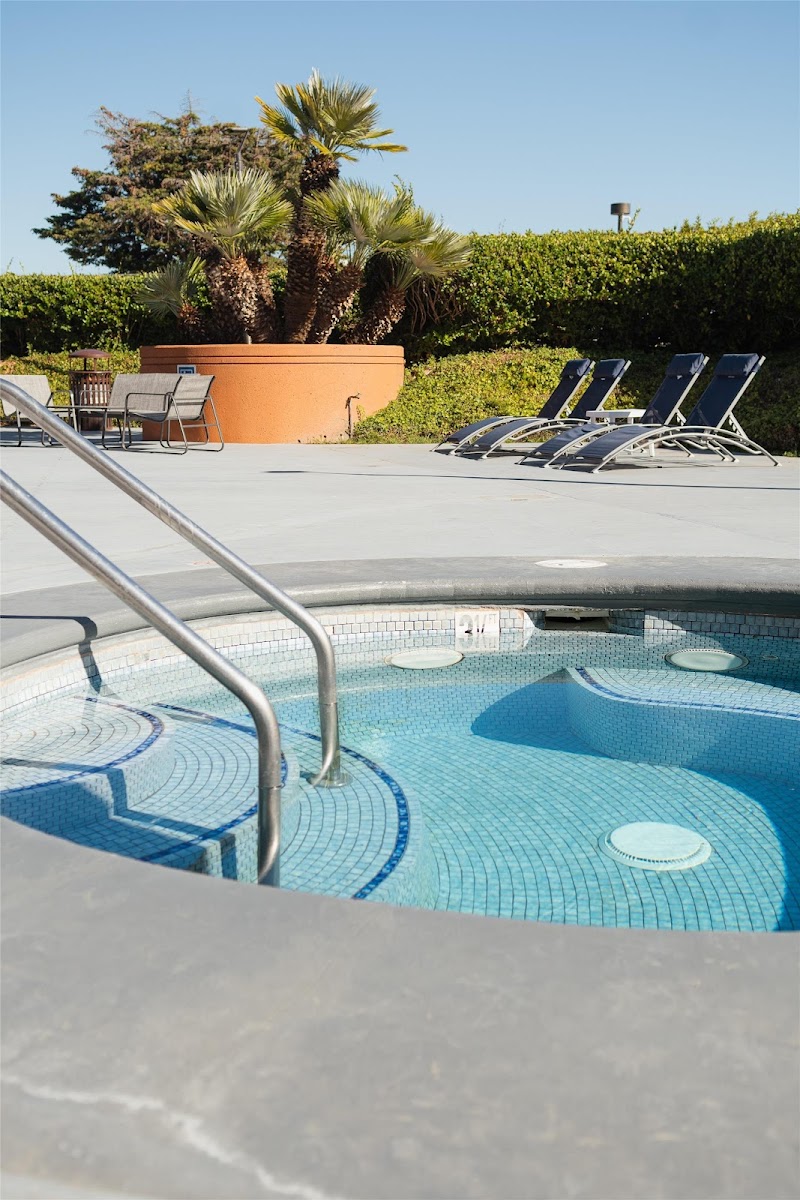 Outdoor pool for relaxation and gatherings