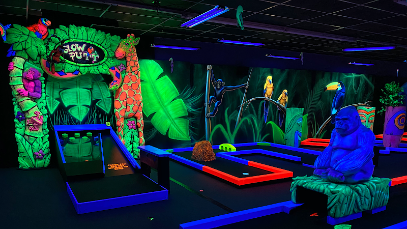 Glow Putt Mini Golf banner