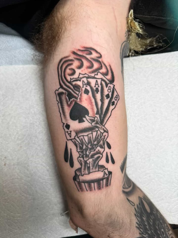 Burial Tattoo tattoo work — photo 3