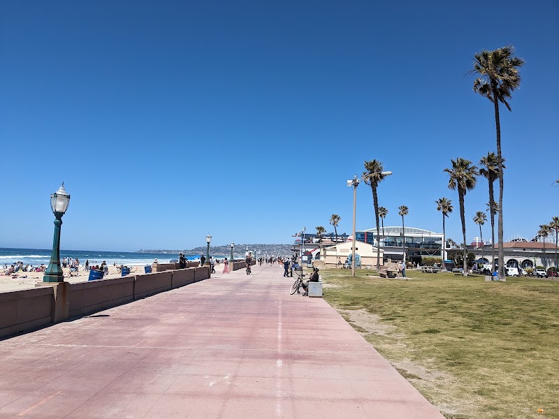 Mission Beach Park in San Diego