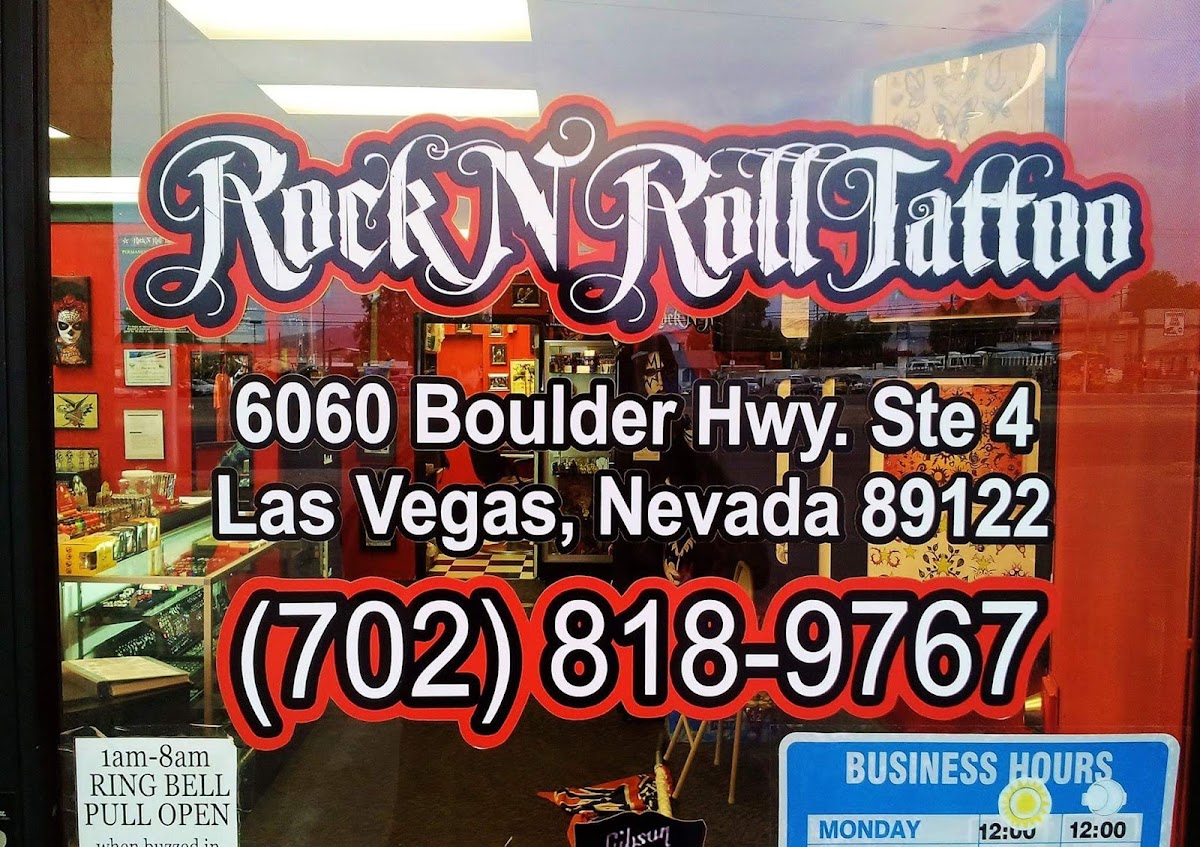 Rock N Roll Tattoo LLC — tattoo studio near Henderson