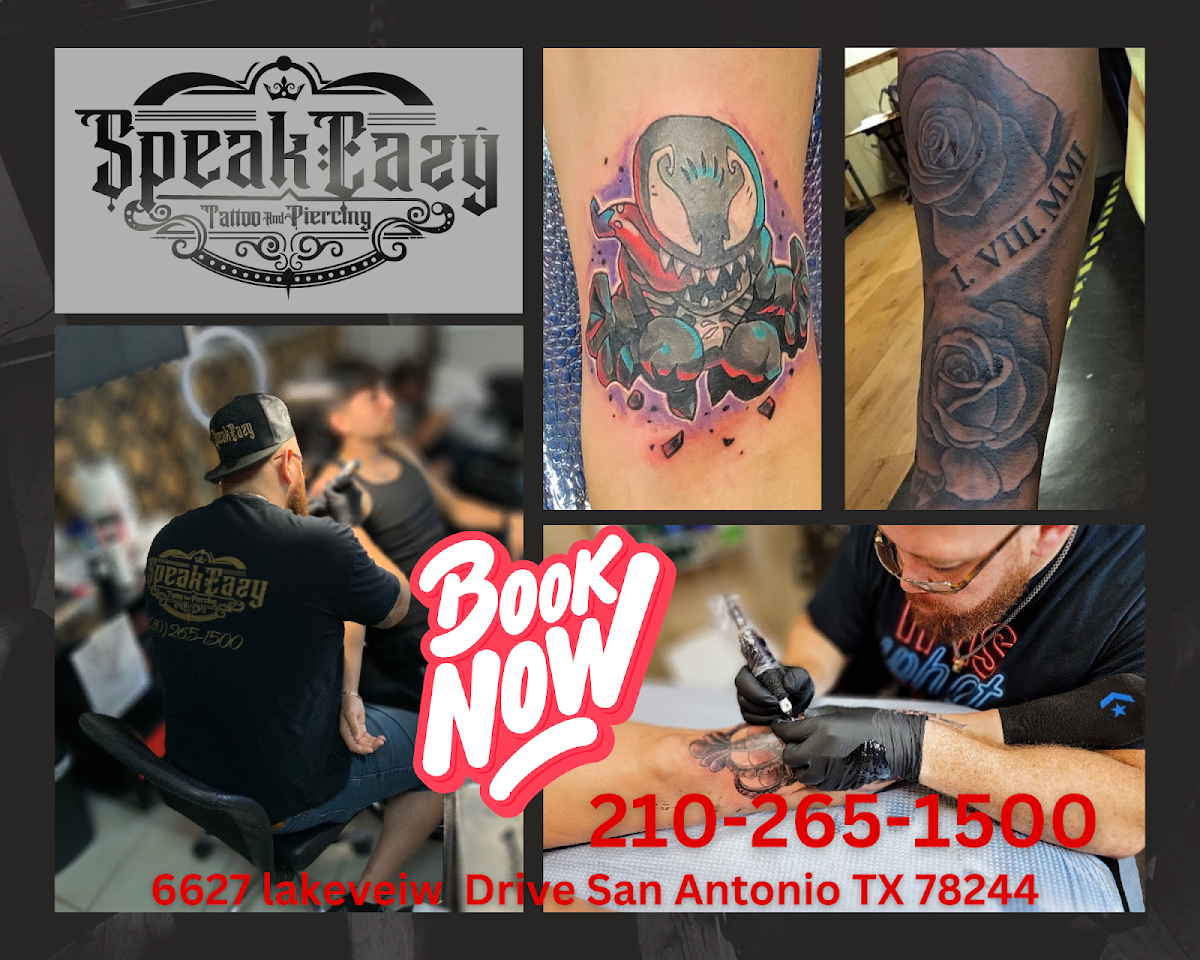Speakeazy tattoo tattoo work — photo 2