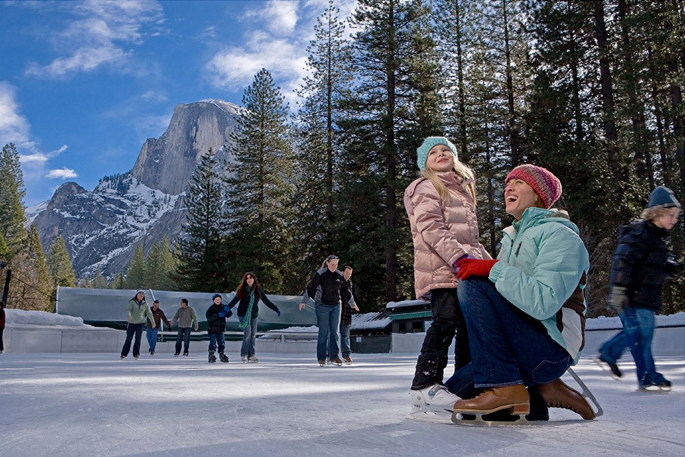 Yosemite Valley Ice Rink exterior — Yosemite NP, United States