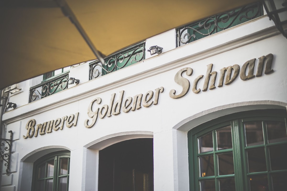Goldener Schwan