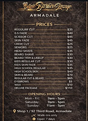 Deluxe Barber Lounge Armadale