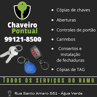 Foto de Chaveiro Pontual 24 horas - Água Verde , Curitiba
