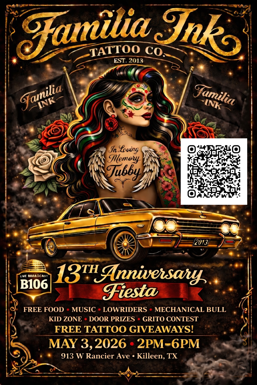 Familia Ink Tattoo Co. tattoo parlor in Kyle, TX